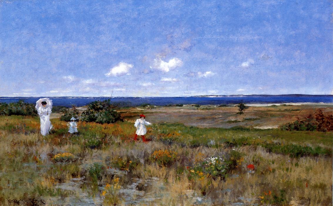 William Merritt Chase Near the Beach, Shinnecock
